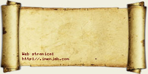 Bojana Đaković vizit kartica